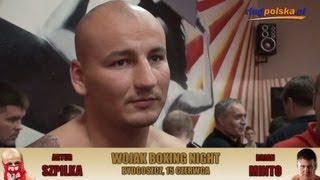 Artur Szpilka 24 godziny przed walką z Brianem Minto [upl. by Aliuqehs]