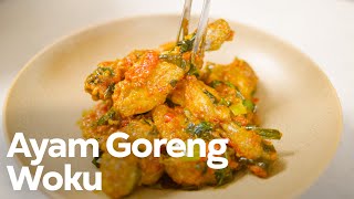 NYAMAN ENAKNYA  RESEP AYAM GORENG WOKU [upl. by Niroht735]