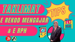 TAKLIMAT TEMPLATE eREKOD MENGAJAR DAN eRPH 2022 [upl. by Dami]