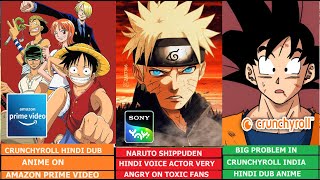 Naruto Shippuden Hindi Voice Actor Angry On Toxic Fans amp Big Problem In Crunchyroll Hindi Dub Anime [upl. by Gawain980]