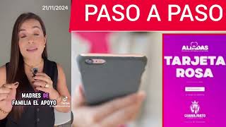 TARJETA ROSA CÓMO REGISTRASE CON CELULAR PASOS Y REQUISITOS 1000 EDAD 2545 [upl. by Tenej]