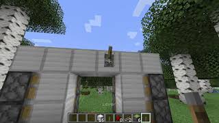 How to build a 2x2 redstone Door in Minecraft [upl. by Dario]