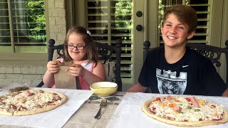 MattyBRaps vs Sarah Grace  The Pizza Challenge [upl. by Gwennie390]