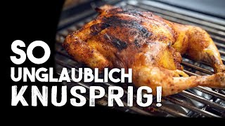 Saftiges Grillhähnchen  Die BESTE Methode für ein perfektes Ergebnis [upl. by Ayekel]