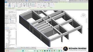 Revit Architecture  Structure Module in Revit Architecture Ak Creative hermitage [upl. by Sudnor485]