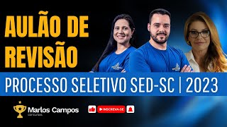 AULÃO DE REVISÃO  PROCESSO SELETIVO SEDSC  2023 [upl. by Buller]