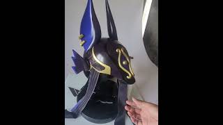 Cyno Helmet Cyno Mask Genshin Impact Costume Cosplay Helmet Wearable Video Game Prop Replica [upl. by Zerimar]