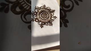 Easy gol tikki mandala mehndi designshortfeed henna viralvideo art mehndi subscribe [upl. by Charlotte]