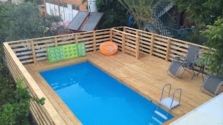 פרוייקט בריכת אינטקס 2014  Intex pool Project [upl. by Eimor358]