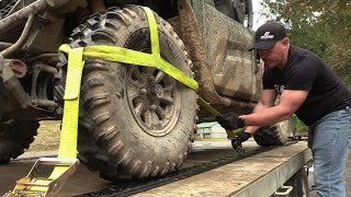 SmartStrap Tire Bonnet Tie Down Tips for Securing your ATV  SXS  UTV [upl. by Island704]