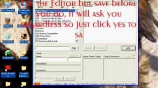 How to add games and codes to PEC cheats database editor 20 [upl. by Schechter]