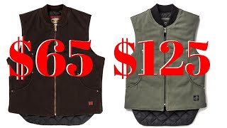 Filson vs Tough Duck Work Vests [upl. by Aneelehs]