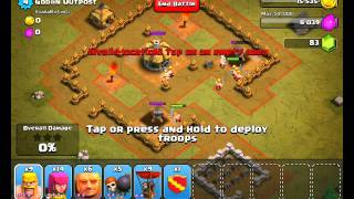 Clash of Clans Level 3  Goblin Outpost [upl. by Kantos46]