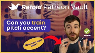 How do you train pitch accent  Patreon Livestream Archive  December 18th 2020 [upl. by Farrington]