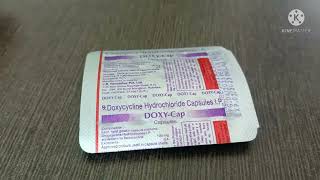 Doxycycline hydrochloride Capsule ip 100 mg uses in Hindi  doxycap capsule 100mg uses in hindi [upl. by Anailuy]