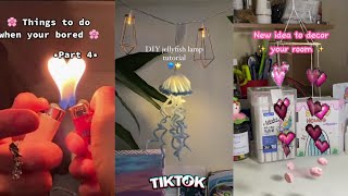 Aesthetic DIY Room decor ideas for Beginners Tiktok compilation ✨ [upl. by Edgard]