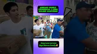 Presidential 3 Sons sobrang Humble marcos sandromarcos pbbm funny shortvideo shorts [upl. by Notliw]