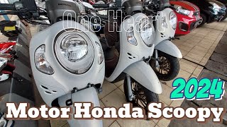 REVIEW MOTOR HONDA SCOOPY PRESTIGE WHITE 2024 [upl. by Calise340]