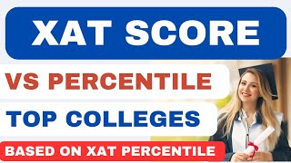 XAT 2024 Score VS Percentile🔥 TOP MBA Colleges Accepting XAT Score [upl. by Lemmie]