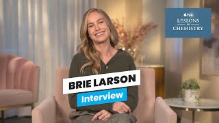 Brie Larson Talks Major Book Change GirlDinner  Lessons in Chemistry Interview [upl. by Riaj424]