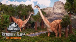 Jurassic World Legacy Collection Diplodocus  Beyond the Gates Creator Edition 2 [upl. by Furnary]