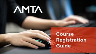 How to Register for AMTA Courses [upl. by Zerlina557]