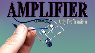 Amplifier Super Bass Using BC547 amp BC557 Transistor [upl. by Kcirdek]