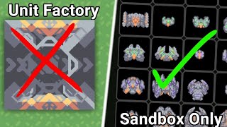 OUTDATED Mindustry Mod Review 1  Unit Factory Sandbox Unit Spawner [upl. by Ayanat]