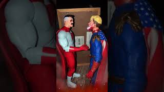 Omni Man kills Homelander Stop motion deathbattle recreation [upl. by Burg]