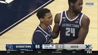 HIGHLIGHTS  Mens Basketball vs Georgetown [upl. by Atterol473]