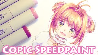 【Copic Speedpaint】 CCS Sakura [upl. by Adehsor440]