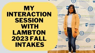 Lambton College l My Interaction with New Intakes l Project Management l Experience l Toronto Canada [upl. by Heidy]