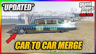 UPDATED GTA 5 CAR TO CAR MERGE GLITCH AFTER PATCH 167 F1BENNYS WHEELS ON ANY CAR XBOXPSN [upl. by Retsae875]