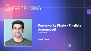 Frameworks 2024  Finale and Finalists Announced [upl. by Etnomal]