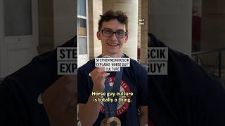 Stephen Nedoroscik explains ‘horse guy’ culture [upl. by Besse]