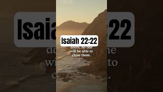 Isaiah 2222  God Opens Doors No One Can Shut  Trust God 💛 [upl. by Eltrym986]