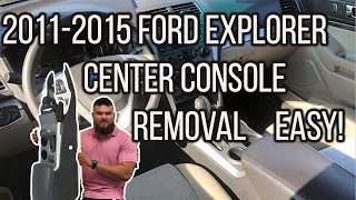 2012 Ford Explorer Center Console Removal [upl. by Woodley830]