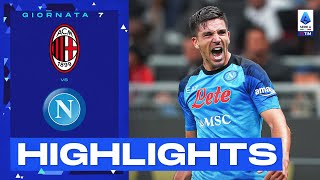 MilanNapoli 12  Il Cholito trascina il Napoli Gol e Highlights  Serie A TIM 202223 [upl. by Sorkin342]