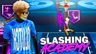 2K22 GUARD ACADEMY  BEST FINISHING BADGES  DUNK PACKAGES  BEST SLASHING BUILD in NBA 2K22 [upl. by Khichabia]