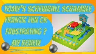 Tomys Screwball Scramble  Frantic Fun or Frustrating  My Review [upl. by Maffei]