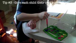 How to Paint Watercolors with Young Children [upl. by Arden]