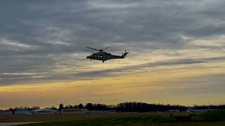 First flight of Boeing MH139 Grey Wolf Helicopter for the US Air Force [upl. by Aldis]