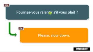 How to pronounce Pourriez vous ralentir s’il vous plaît [upl. by Cayla]