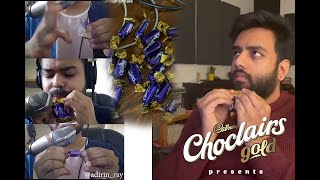 Song using chocolate wrapper  Cadbury Choclairs Gold x Yashraj Mukhate [upl. by Winchell]