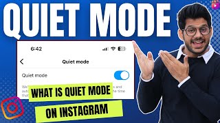 Instagram Par Quiet Mode Kya Hota Hai  What Is Quiet Mode On Instagram 2024 [upl. by Eydnarb182]