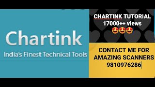 A COMPLETE CHARTINK SCANNER TOTURIAL [upl. by Ardnasirhc]