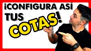 🔴 Cómo Configurar COTAS en AutoCAD  No Cometas ERRORES ❌ [upl. by Assirahs]