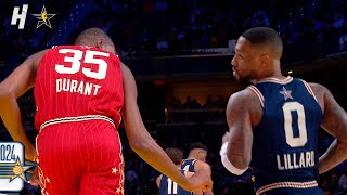 Kevin Durant hit Damian Lillard with the “too small” gesture 😂 NBAAllStar [upl. by Pravit690]