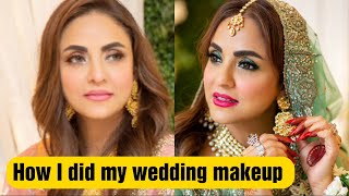 How I did my Wedding makeup myself [upl. by Ontine481]