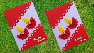 diwali card for school competition  diwali card 2024  diy diwali greeting card [upl. by Toddy16]